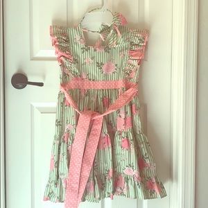 Eleanor Rose Girls Floral Dress